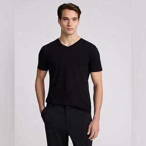 Express Men's Black V-Neck Tee